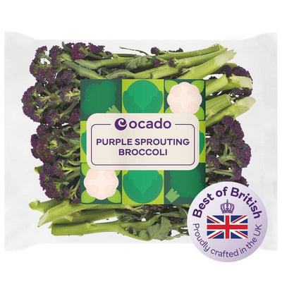 Ocado British Purple Sprouting Broccoli Fresh Vegetable 200g