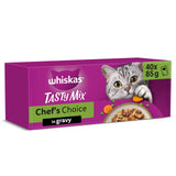 Whiskas Tasty Mix Chef's Choice adult cat food pouches 40 x 85g (British brand)