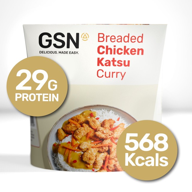 GSN Breaded Chicken Katsu Protein Curry frozen meal 350g - British product