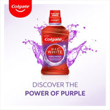 Colgate Max White Purple Reveal Alcohol Free teeth whitening mouthwash 500ml - British product