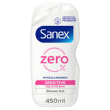 Sanex Zero% Sensitive Skin body wash 450ml (British brand)
