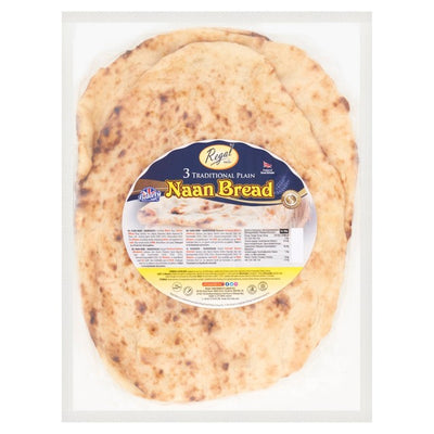 Regal Large Plain Naanbrød 3 per pakke