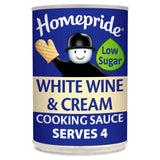Homepride white wine and cream cooking sauce 400g, UK version