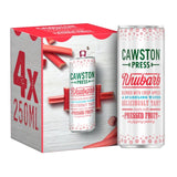 Cawston Press Sparkling Rhubarb drink 4x250ml cans - British product