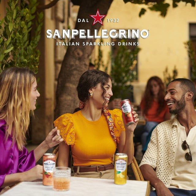 San Pellegrino Zero Lemon carbonated beverage 6 x 330ml (British brand)