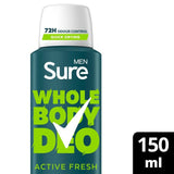 Sure Men Active Fresh deodorant spray 150ml (British brand)