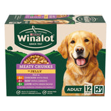 Winalot wet dog food meaty chunks mixed in jelly 12 x 100g (British brand)