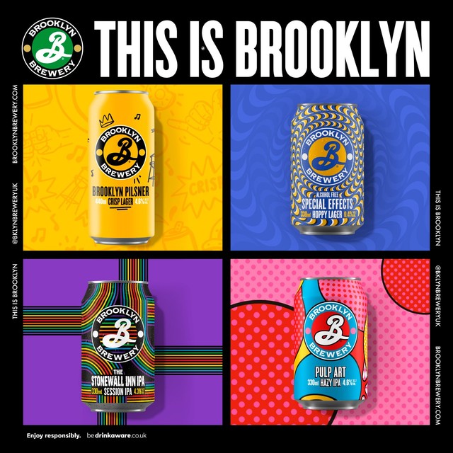 Brooklyn Brewery Bodega Run Pale Ale 4x330ml cans - British product