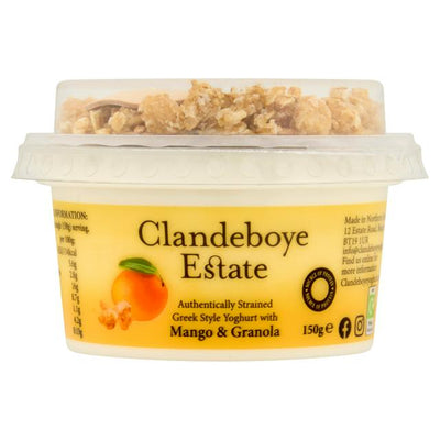 Clandeboye Estate Greek Style Yoghurt with Mango Granola 150g