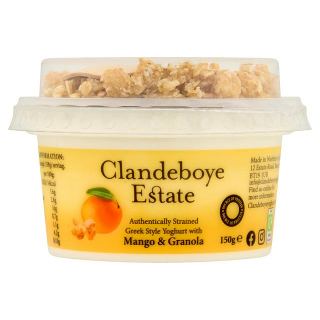 Clandeboye Estate Greek Style Yoghurt with Mango Granola 150g