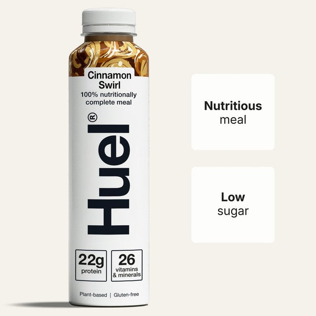 Huel cinnamon meal replacement drink 500ml, UK version