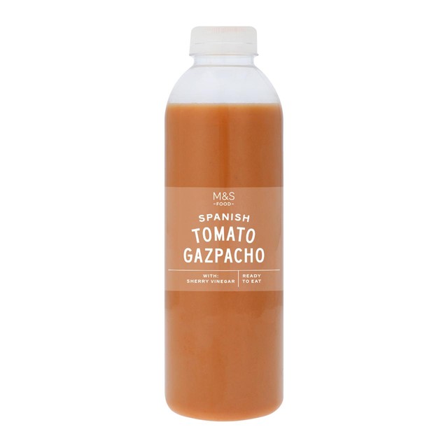 M&S Spanish Gazpacho chilled soup 750ml, imported from the UK