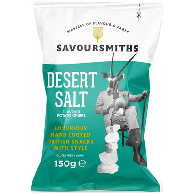 Savoursmiths Desert Salt Hand Cooked Potato Crisps 150g