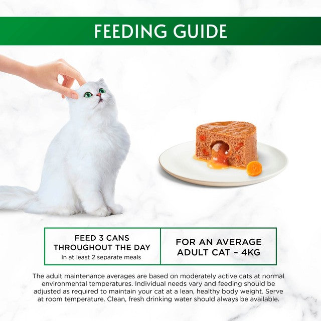 Gourmet wet cat food chicken 85g, UK version