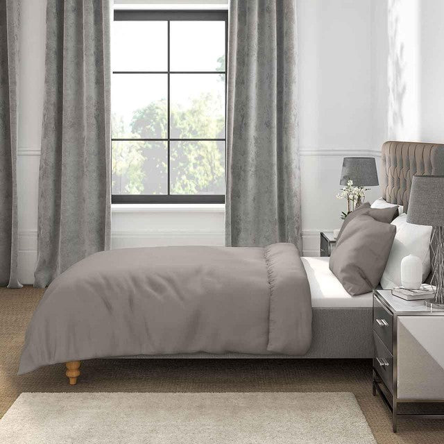 M&S Comfortably Cool Lyocell Rich Duvet Cover, King Size (5 ft), Dark Grey