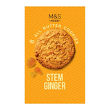 M&S All Butter Stem Ginger Cookies 200g, imported from the UK