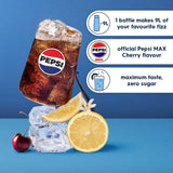 SodaStream Pepsi Max Cherry Syrup 440ml (British brand)