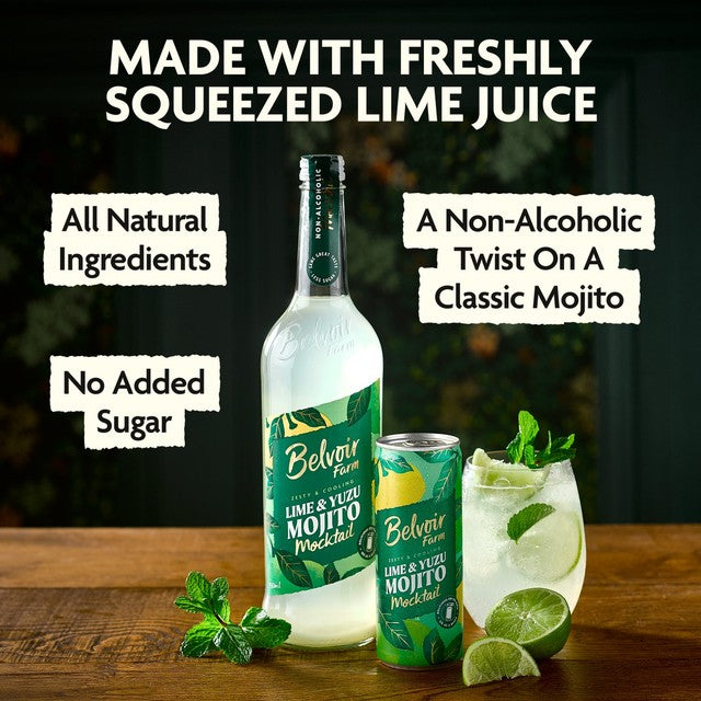Belvoir Farm Lime & Yuzu Mojito 750ml - British product