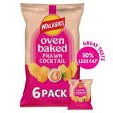 Walkers Baked Prawn Cocktail Crisps 6 x 22g (British brand)