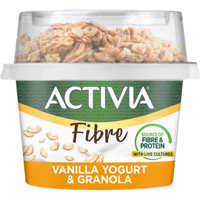 Activia Vanilla & Granola Yoghurt Breakfast Pot 165g