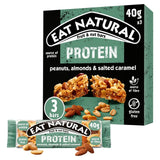 Eat Natural salted caramel and peanut protein bars 3-pack 120g - British product