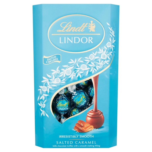 Lindt salted caramel chocolate truffles 600g, UK version