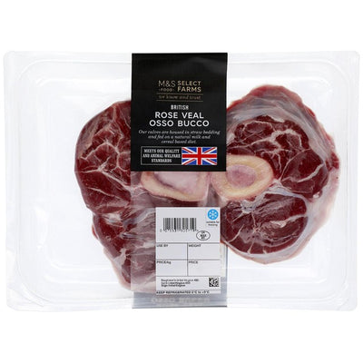 M&S Select Farms British Rose Veal Osso Bucco Joint 625g
