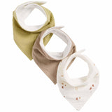M&S Leaf baby bib in Sand, imported from the UK