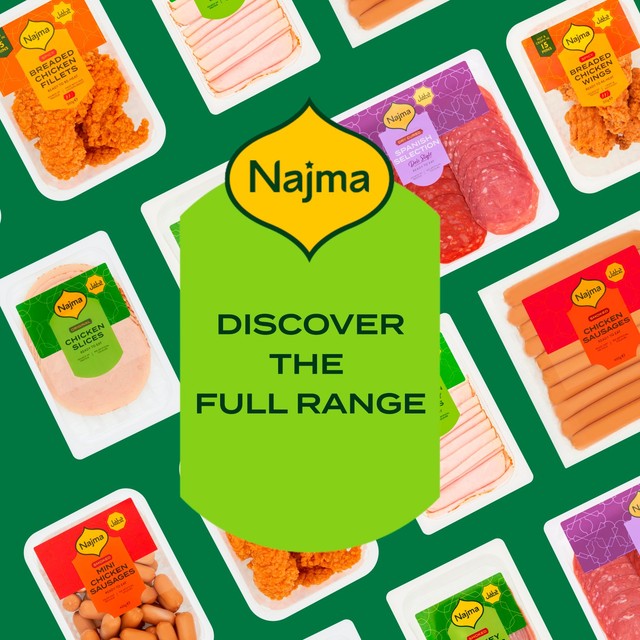 Najma turkey slices 150g, imported from the UK