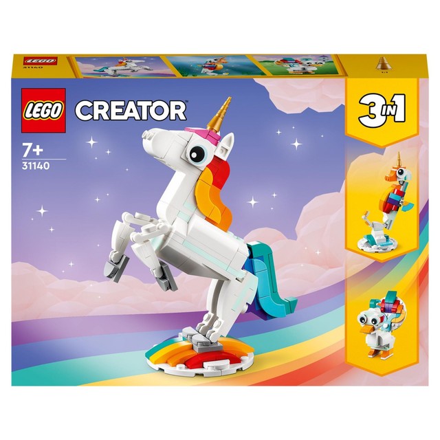 LEGO Creator Unicorn 31140 145-piece building toy set, UK version