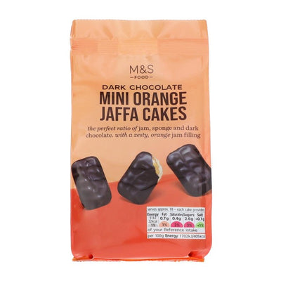 M&S Mini Dark Chocolate Orange Jaffa Cakes 100g