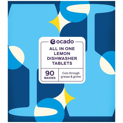 Ocado Alt i Ett Sitron Oppvaskmaskintabletter 90 Pakning