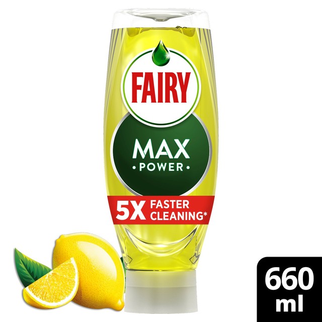 Fairy Lemon washing up liquid 660ml - British product