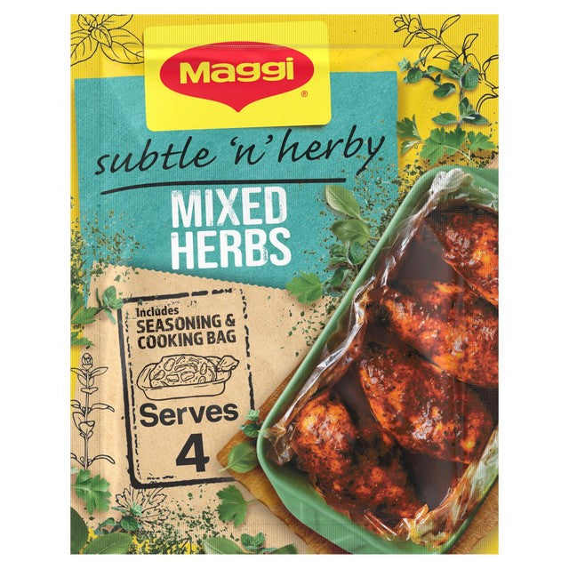 Maggi Mixed Herbs recipe mix 30g, imported from the UK