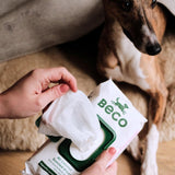 Beco Pets bamboo dog wipes coconut scented 80 pack - British product