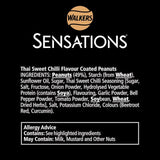 Walkers Sensations Thai sweet chilli coated peanuts 150g (British brand)