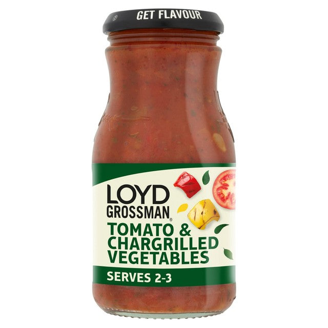 Loyd Grossman Tomato & Chargrilled Vegetable Pasta Sauce 350g, UK version