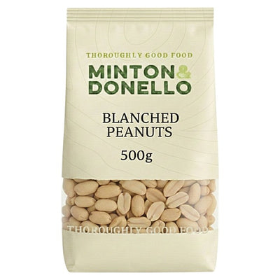 Minton & Donello Peanuts Blanched Nuts 500g