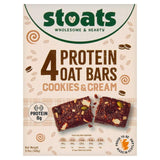 Stoats Cookies  Cream Protein Oat Bars 4x42g