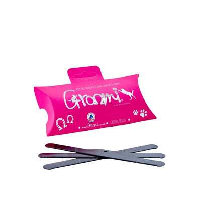Groomi Deshedding and Undercoat Brush Replacement Blades 3 Pack