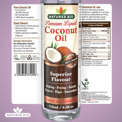 Natures Aid Ren Kokosolje 250ml