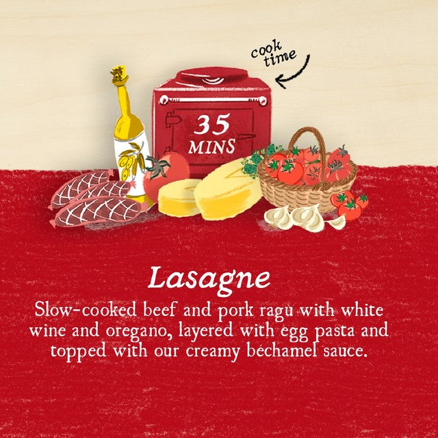Charlie Bigham's lasagne for 2 ready meal 690g - British product