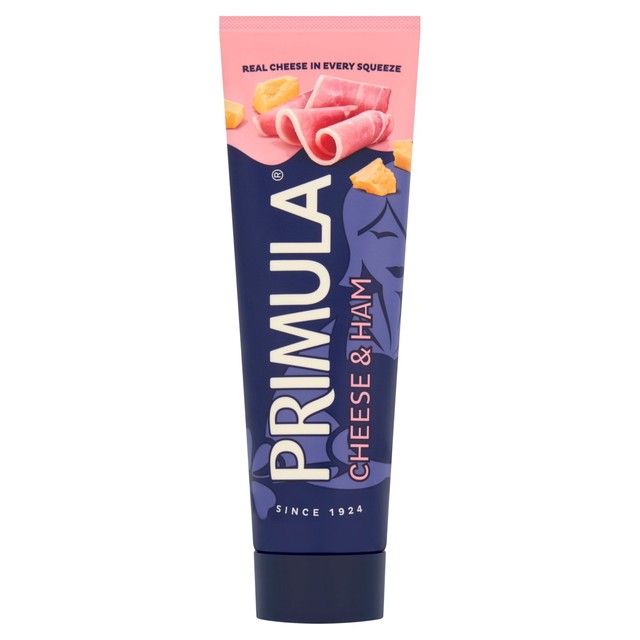 Primula cheese spread with ham 140g, imported from the UK