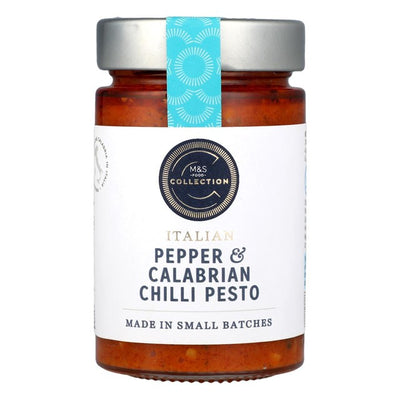 M&S Collection Pepper & Calabrian Chilli Pesto Sauce 190g