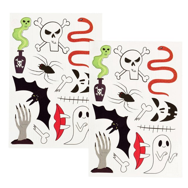 Rex London Halloween Scary Temporary Tattoos