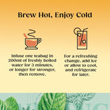 Twinings peppermint herbal tea (British brand)