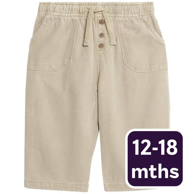 M&S plain trousers neutral 12-18 months, imported from the UK