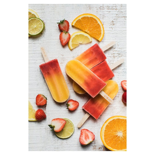 Lickalix Citrus and Strawberry Ice Lollies 3 x 75g, UK version