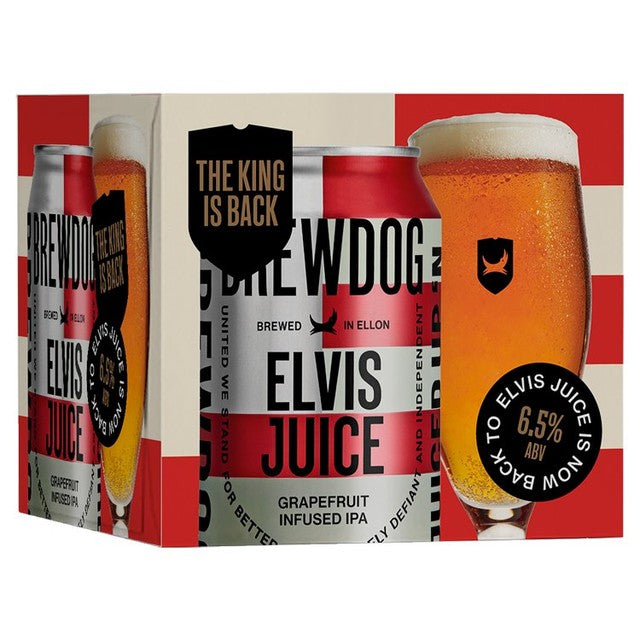 BrewDog Elvis Juice American IPA Beer 4 x 330ml - British product