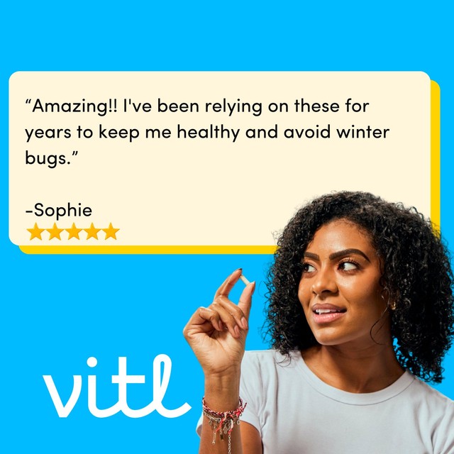 VITL Vitamin C capsules 30 capsules (British brand)